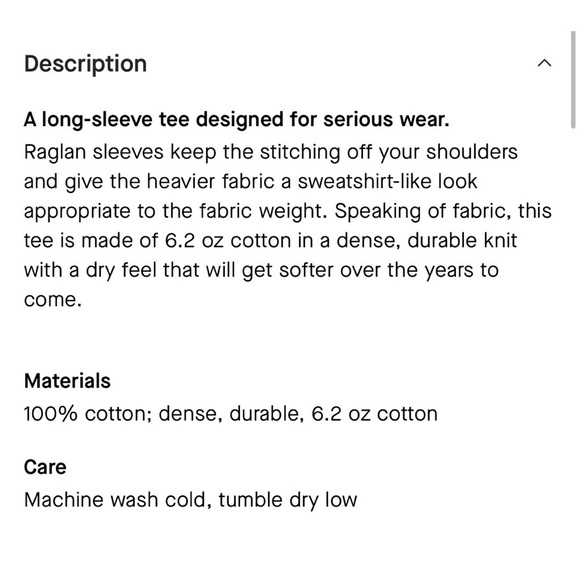 Everlane Premium Weight Long Sleeve Crew Tee in Mid Heathered Grey - Picture 8 of 10